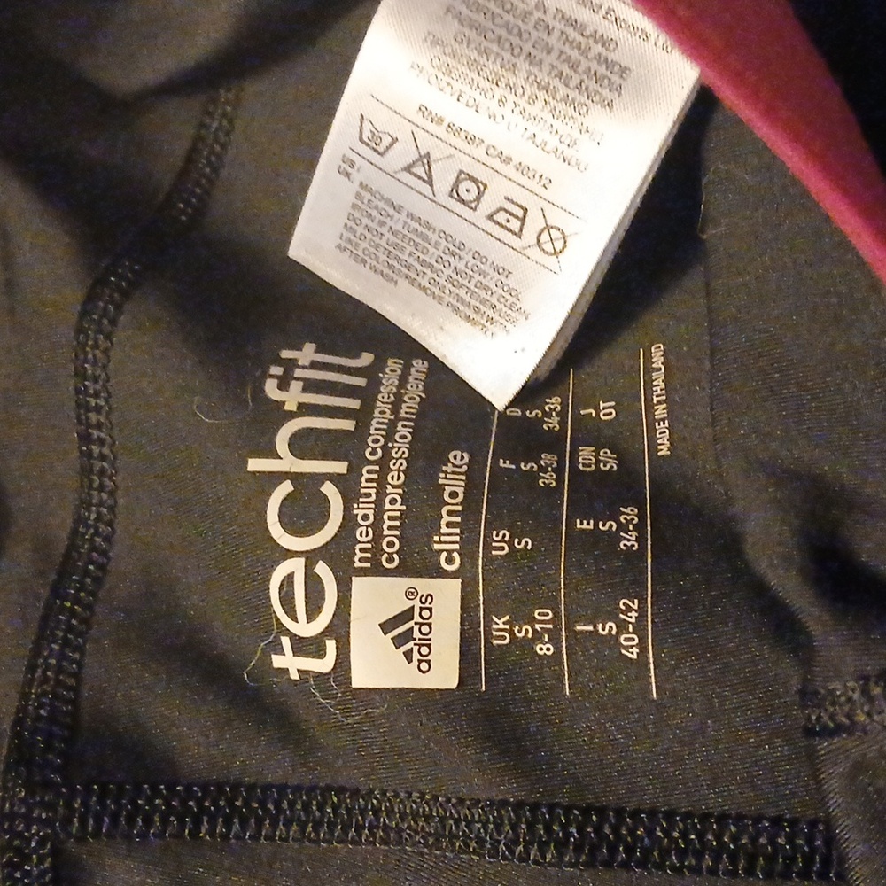Adidas Black and Red Track Pants S - Picture 4 of 5